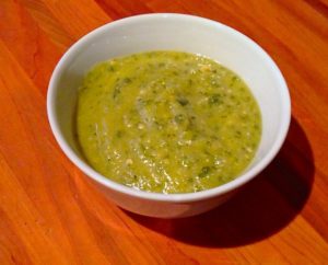 watercress and zucchini soup