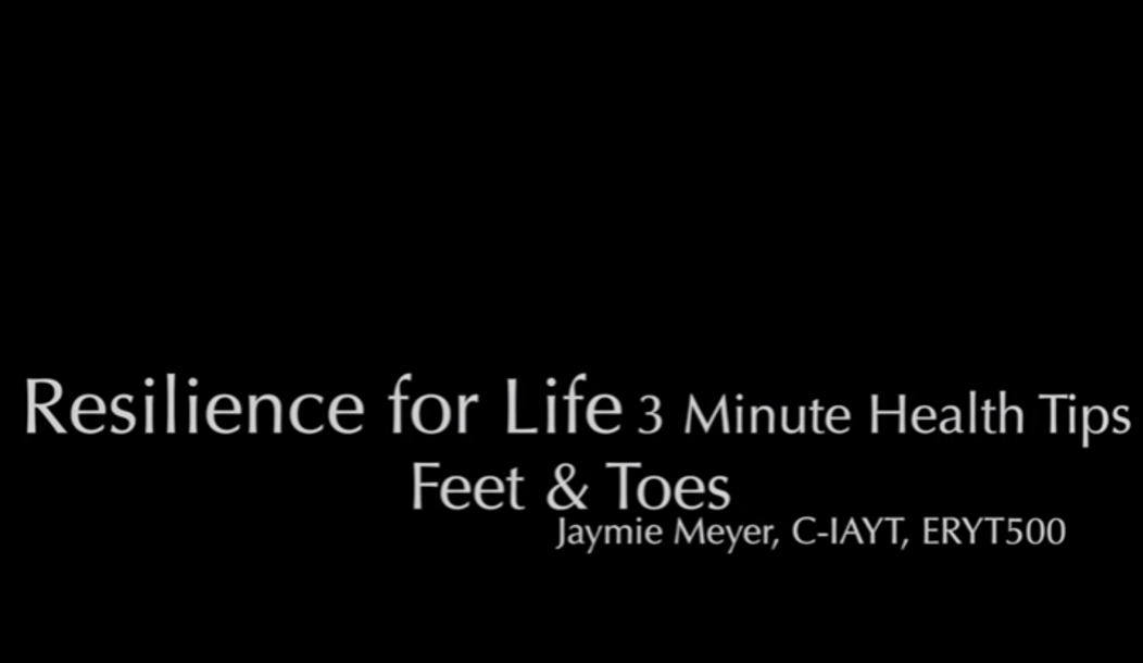 3 Minute Health Tip for Feet and Toes